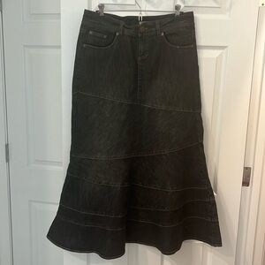 DKNY jeans maxi skirt
